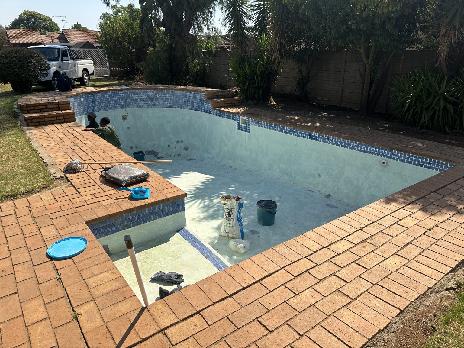 Fibreglass Pool Renovation after renovation